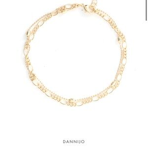 Dannijo double gold anklet